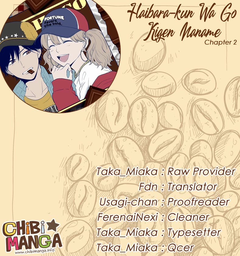 Haibara-kun wa Gokigen Naname Chapter 2 page 1 - Chapter 2