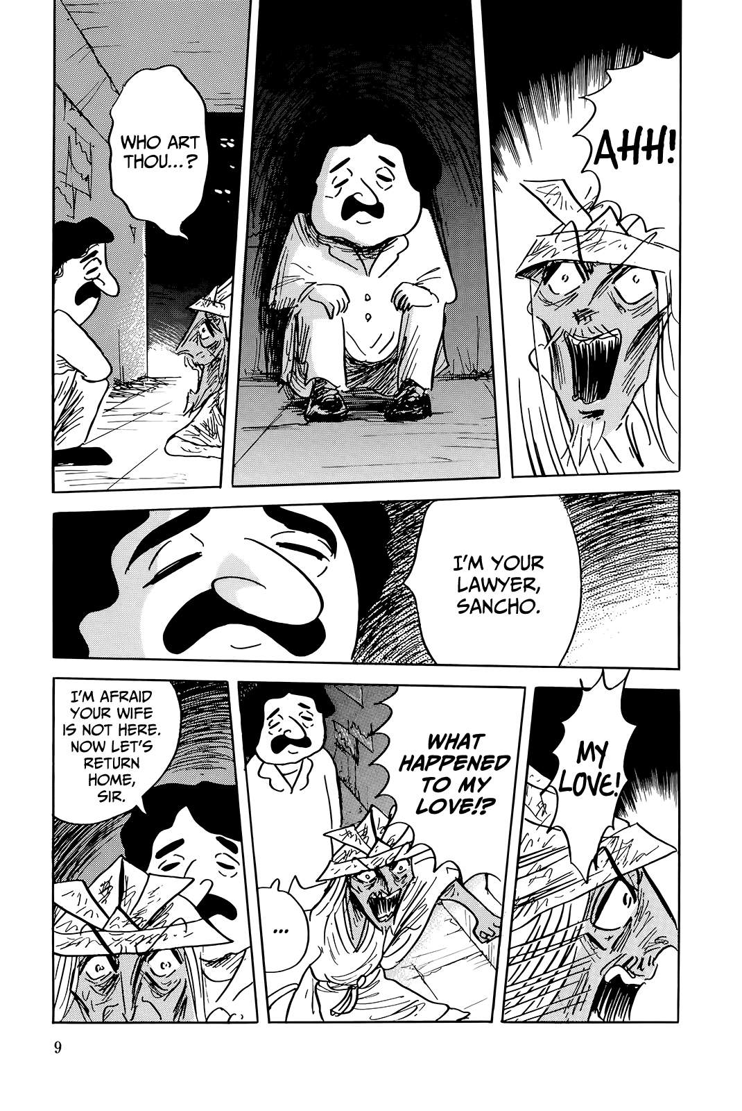 "Haikai Roujin" Don Quixote Chapter 0 page 12 - Chapter 0: Prologue