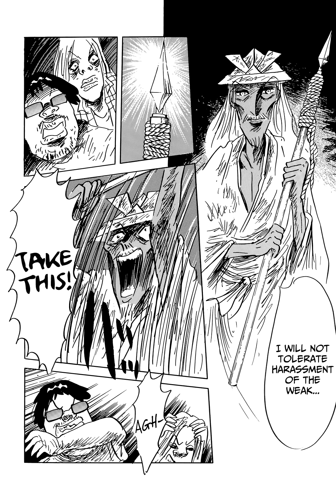 "Haikai Roujin" Don Quixote Chapter 0 page 9 - Chapter 0: Prologue