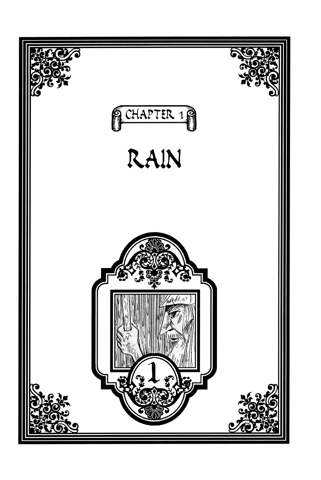 "Haikai Roujin" Don Quixote Chapter 1 page 1 - Chapter 1: Rain
