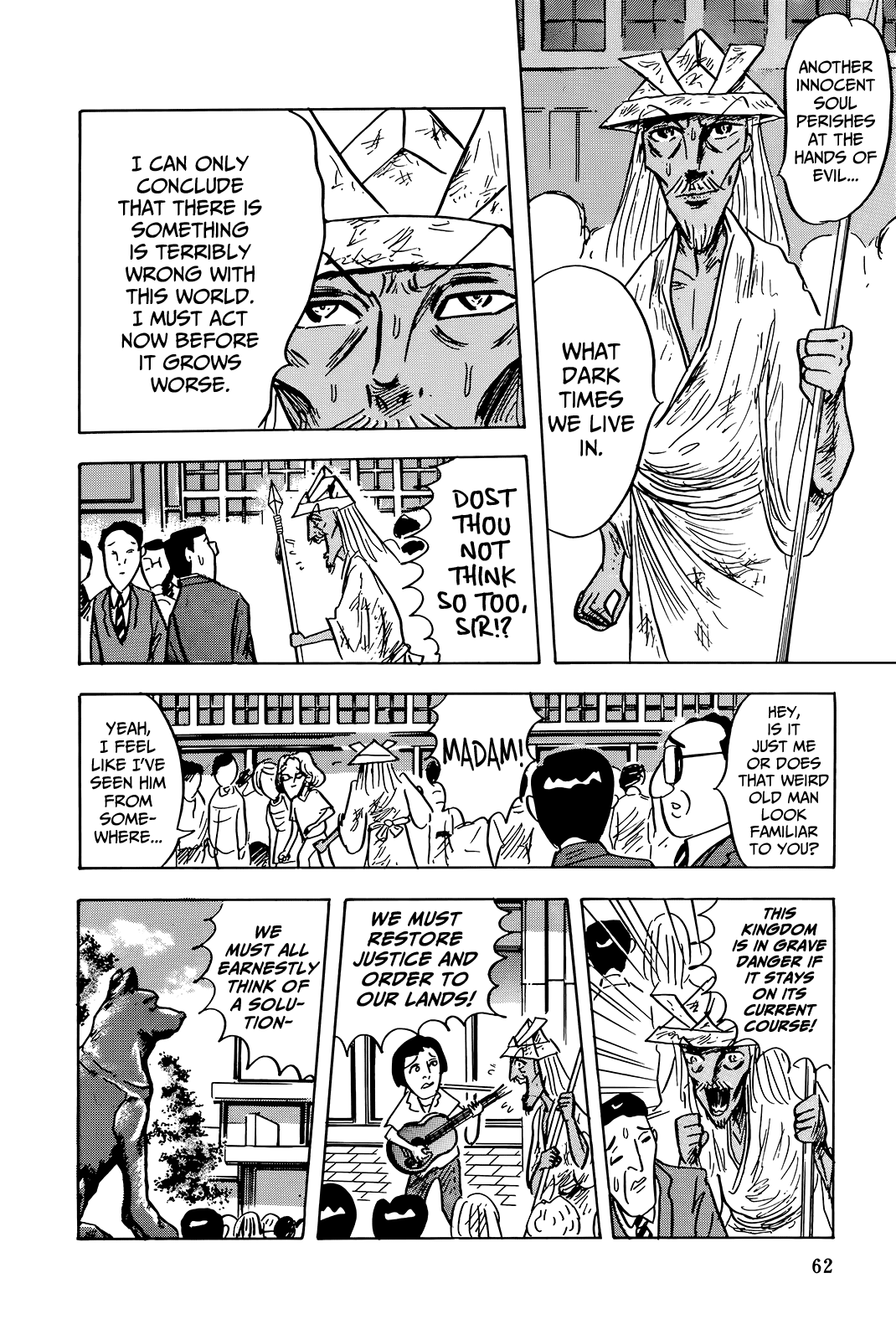 "Haikai Roujin" Don Quixote Chapter 3 page 4 - Chapter 3: Laughter
