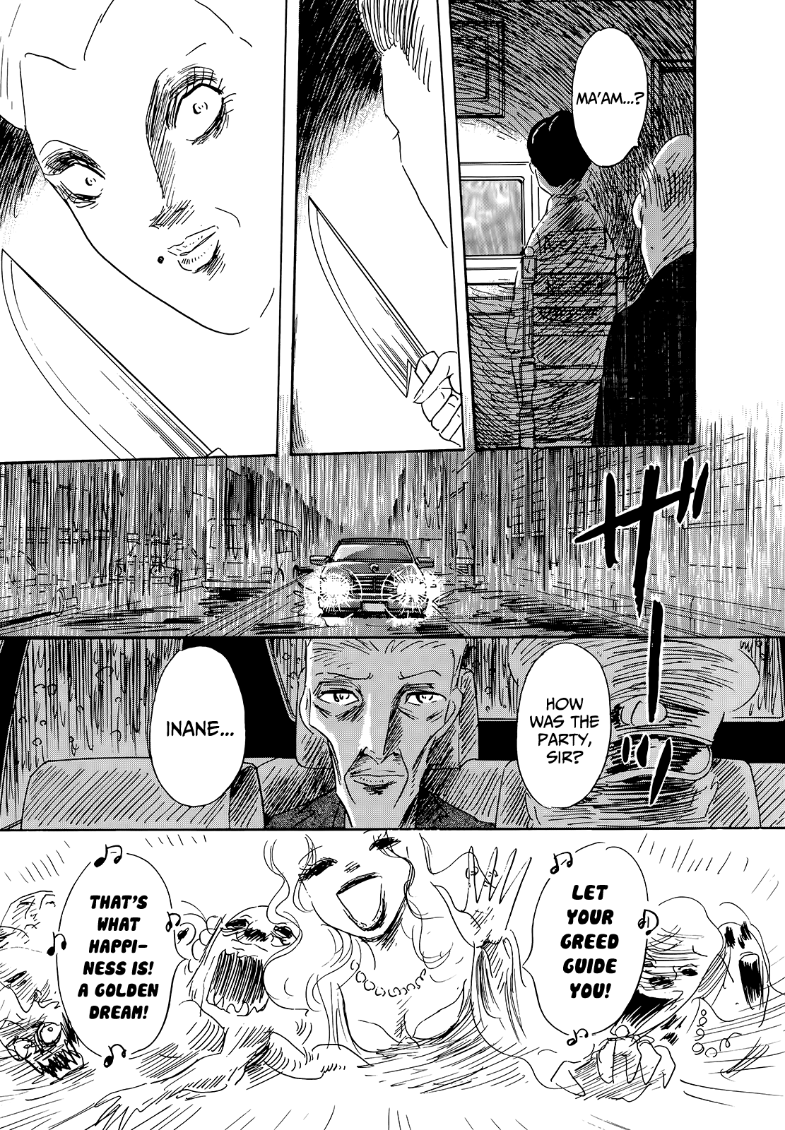 "Haikai Roujin" Don Quixote Chapter 4 page 17 - Chapter 4: Tsunami