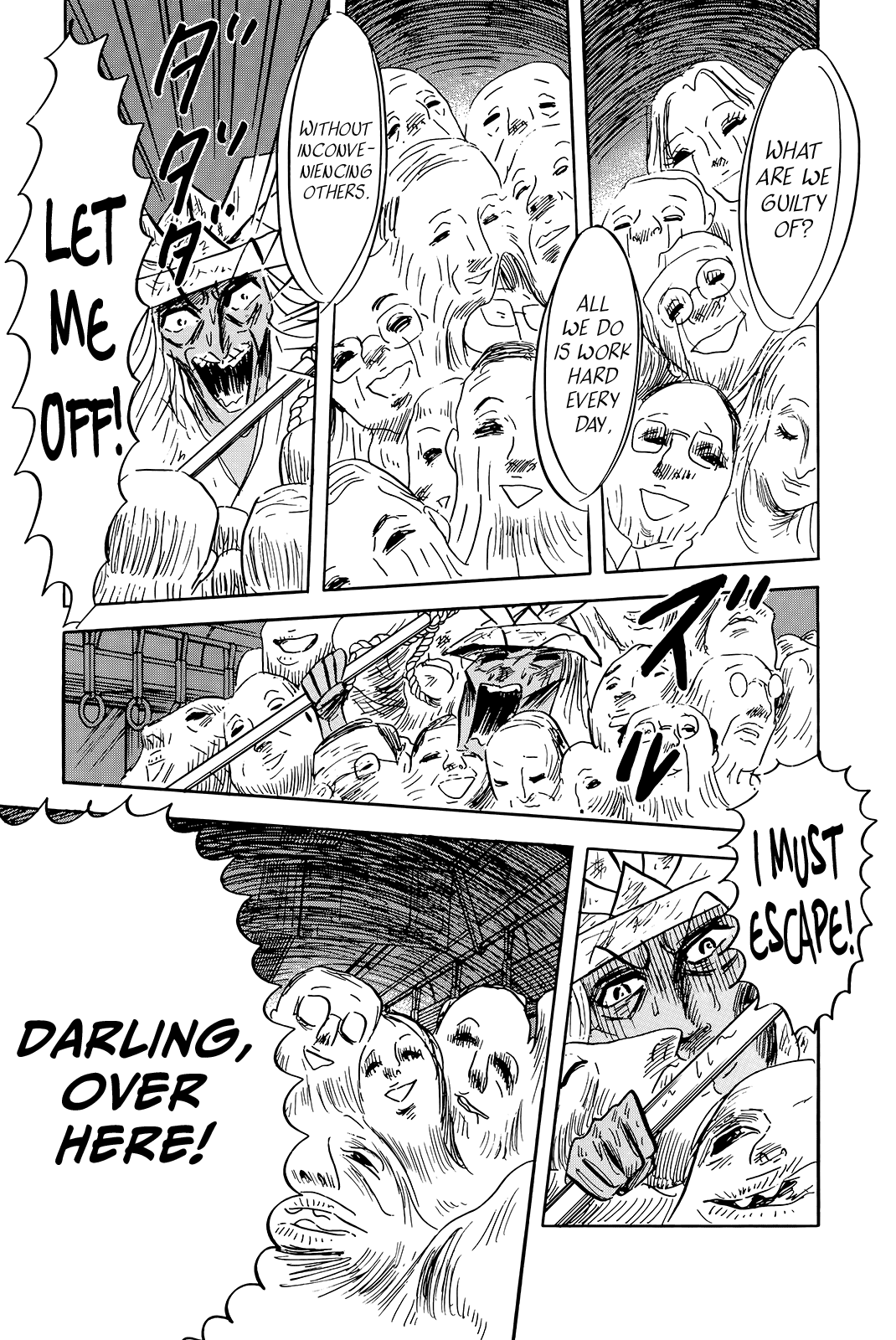 "Haikai Roujin" Don Quixote Chapter 5 page 22 - Chapter 5: Subway Loop