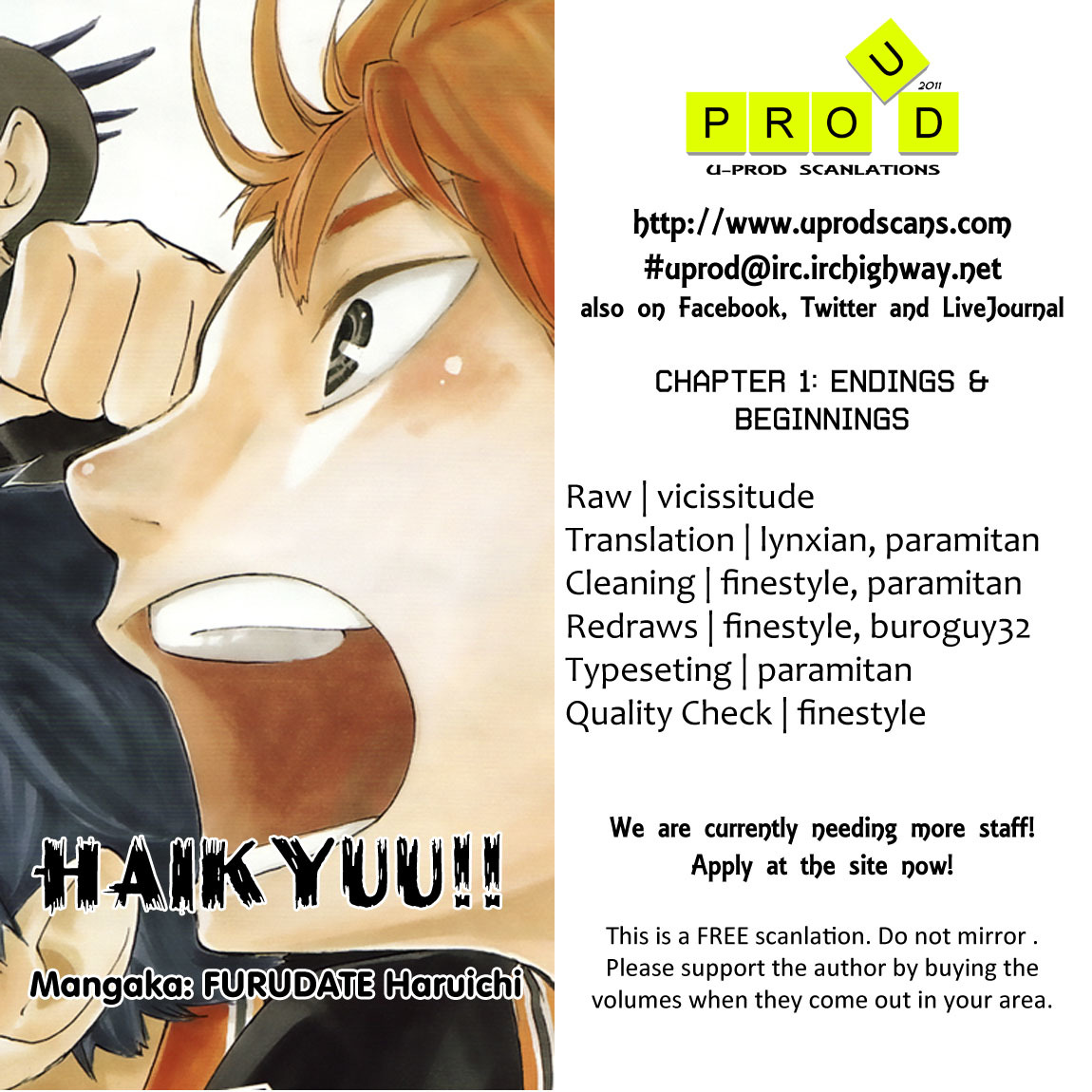 Haikyu!! Chapter 1 page 51 - Chapter 1: Endings and Beginnings