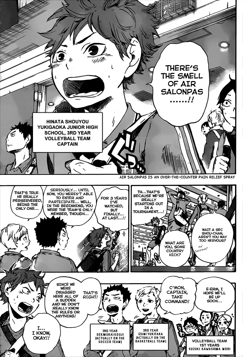 Haikyu!! Chapter 1 page 6 - Chapter 1: Endings and Beginnings