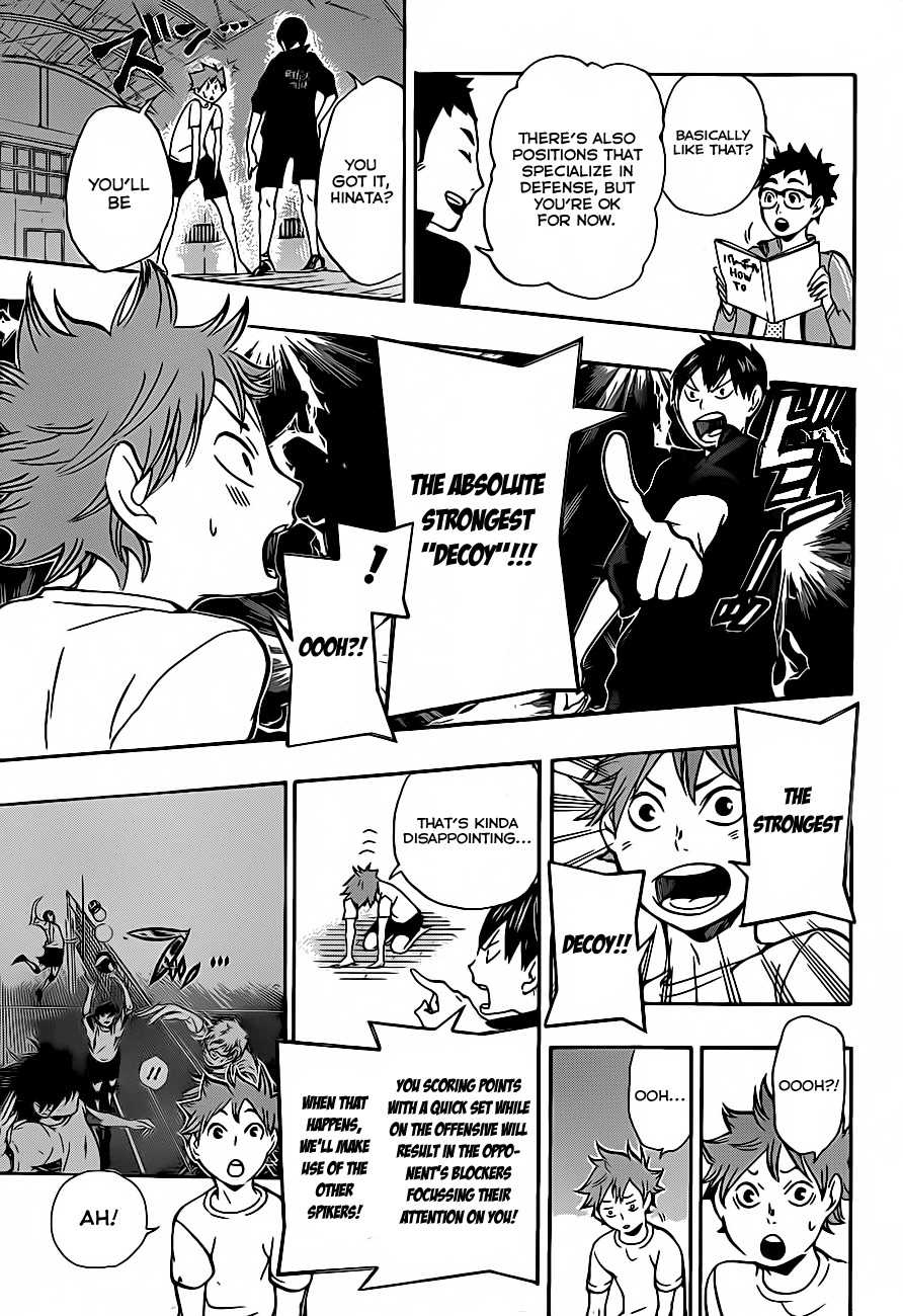 Haikyu!! Chapter 10 page 13 - Chapter 10: The Strain on the Timid