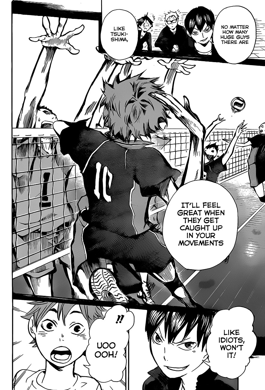 Haikyu!! Chapter 10 page 14 - Chapter 10: The Strain on the Timid