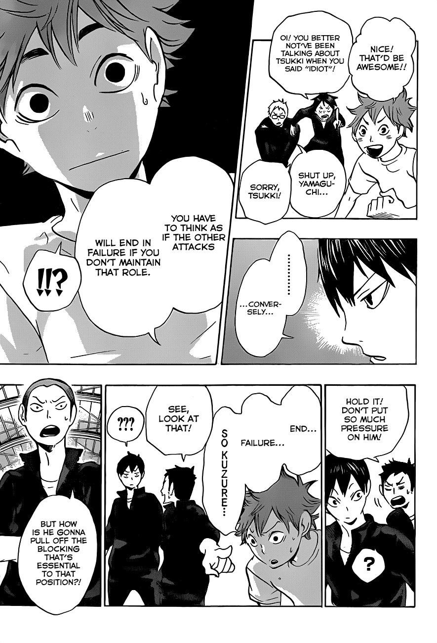 Haikyu!! Chapter 10 page 15 - Chapter 10: The Strain on the Timid