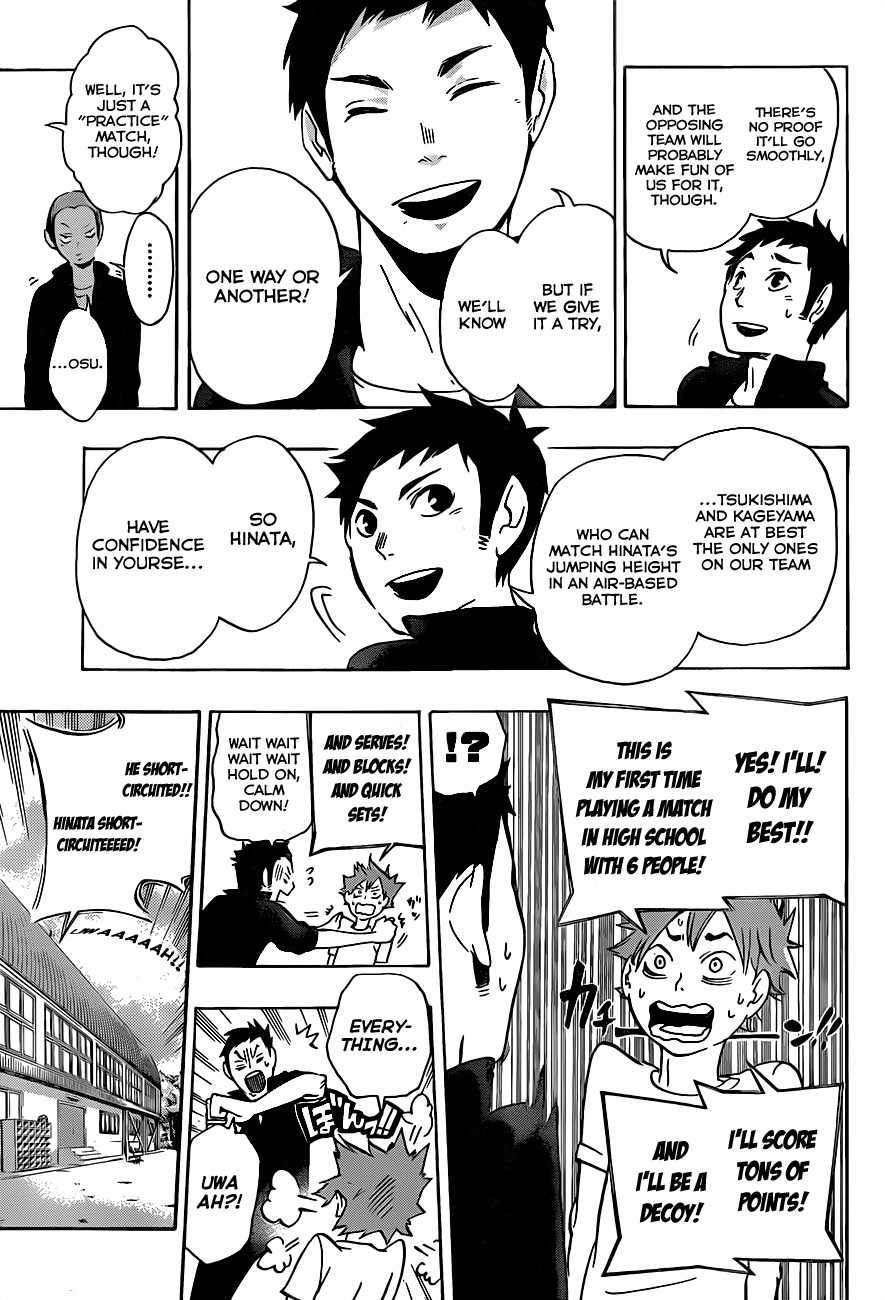 Haikyu!! Chapter 10 page 17 - Chapter 10: The Strain on the Timid