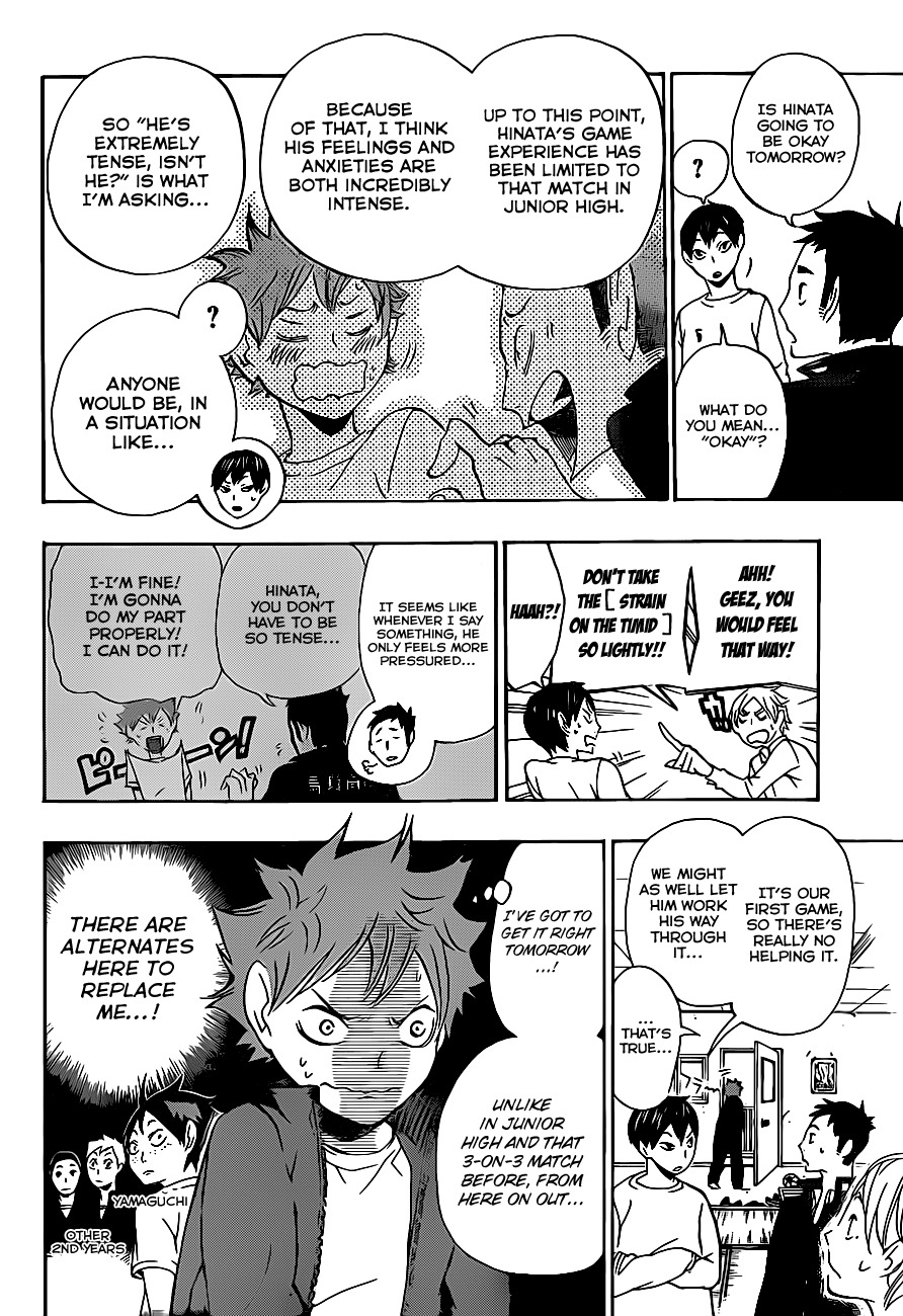 Haikyu!! Chapter 10 page 20 - Chapter 10: The Strain on the Timid