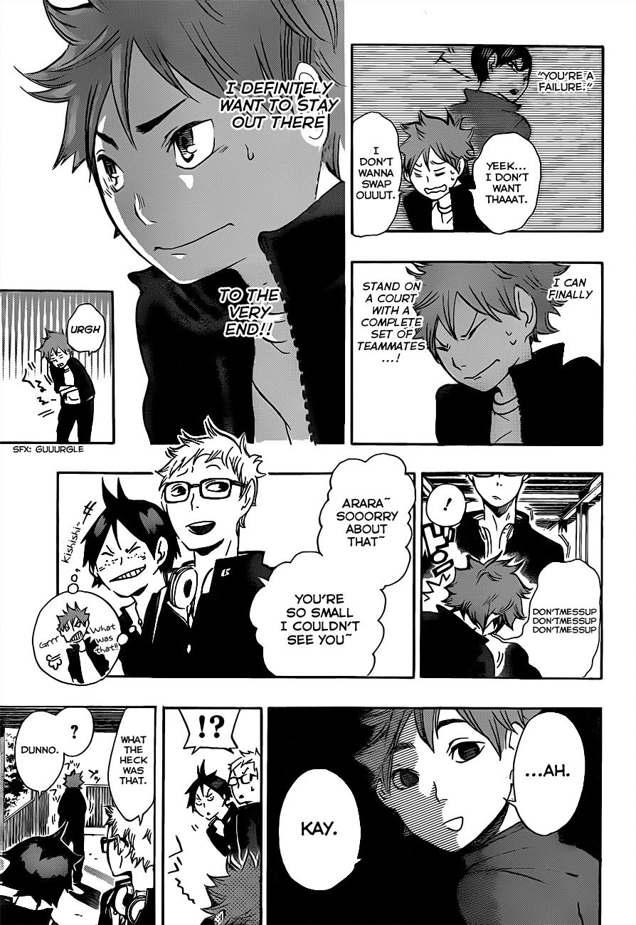 Haikyu!! Chapter 10 page 21 - Chapter 10: The Strain on the Timid
