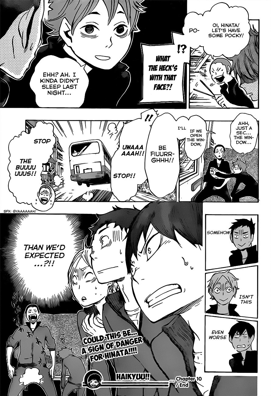 Haikyu!! Chapter 10 page 23 - Chapter 10: The Strain on the Timid