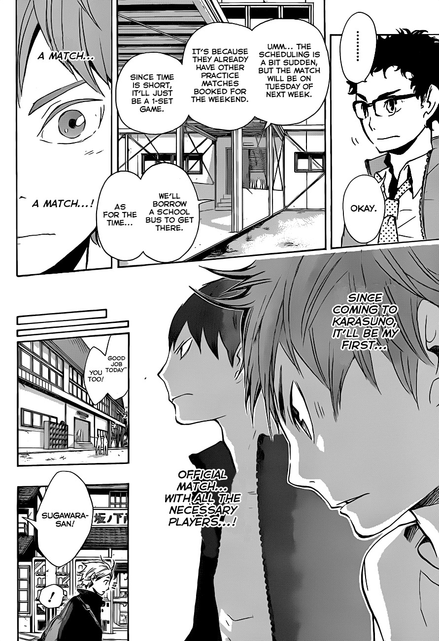 Haikyu!! Chapter 10 page 4 - Chapter 10: The Strain on the Timid