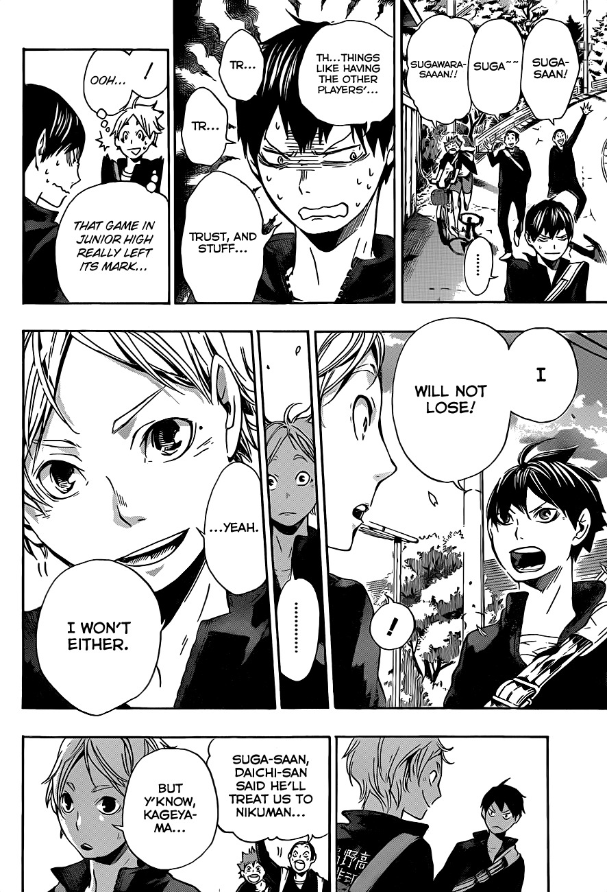 Haikyu!! Chapter 10 page 6 - Chapter 10: The Strain on the Timid
