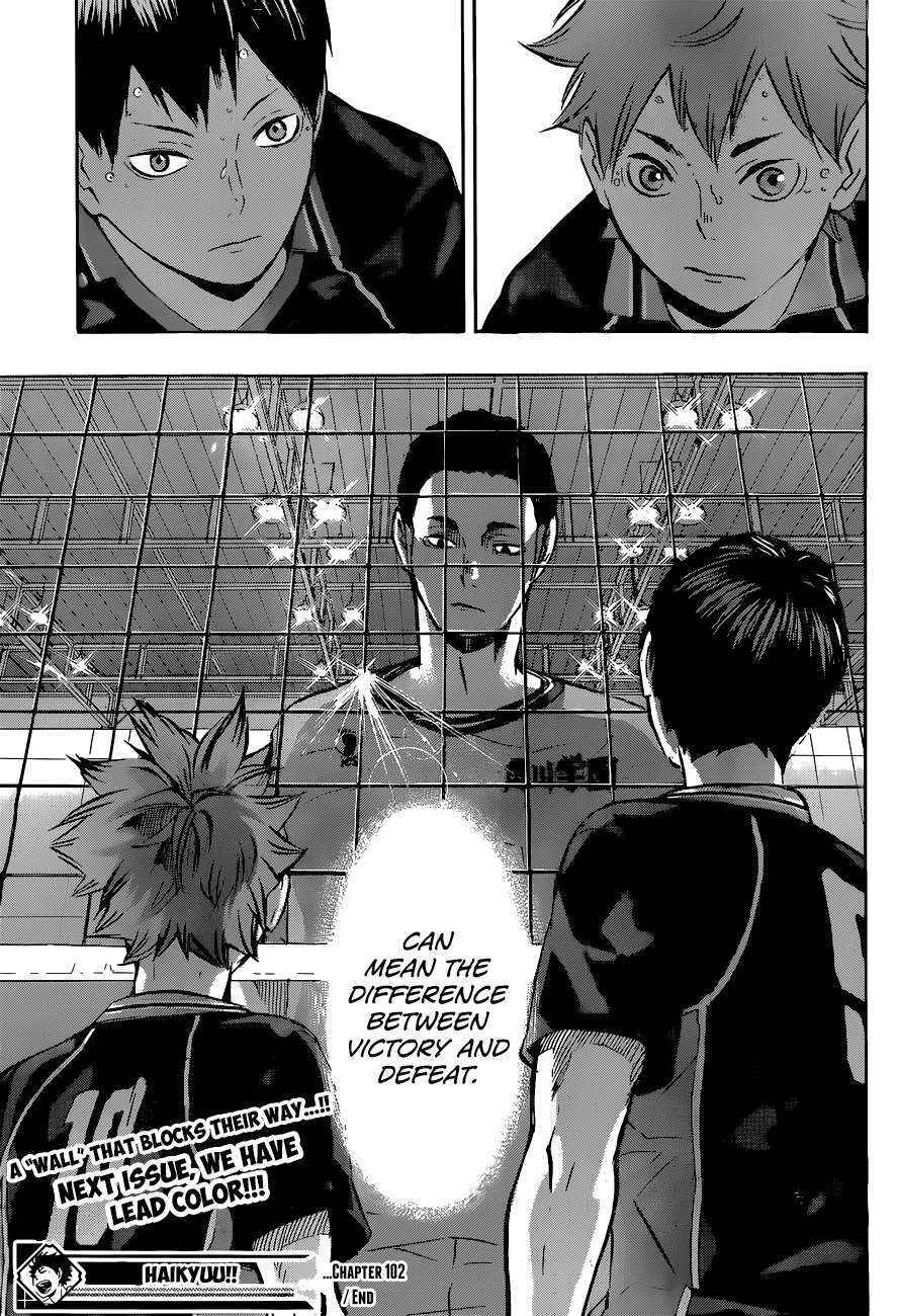 Haikyu!! Chapter 102 page 19 - Chapter 102: Simply Pure Power