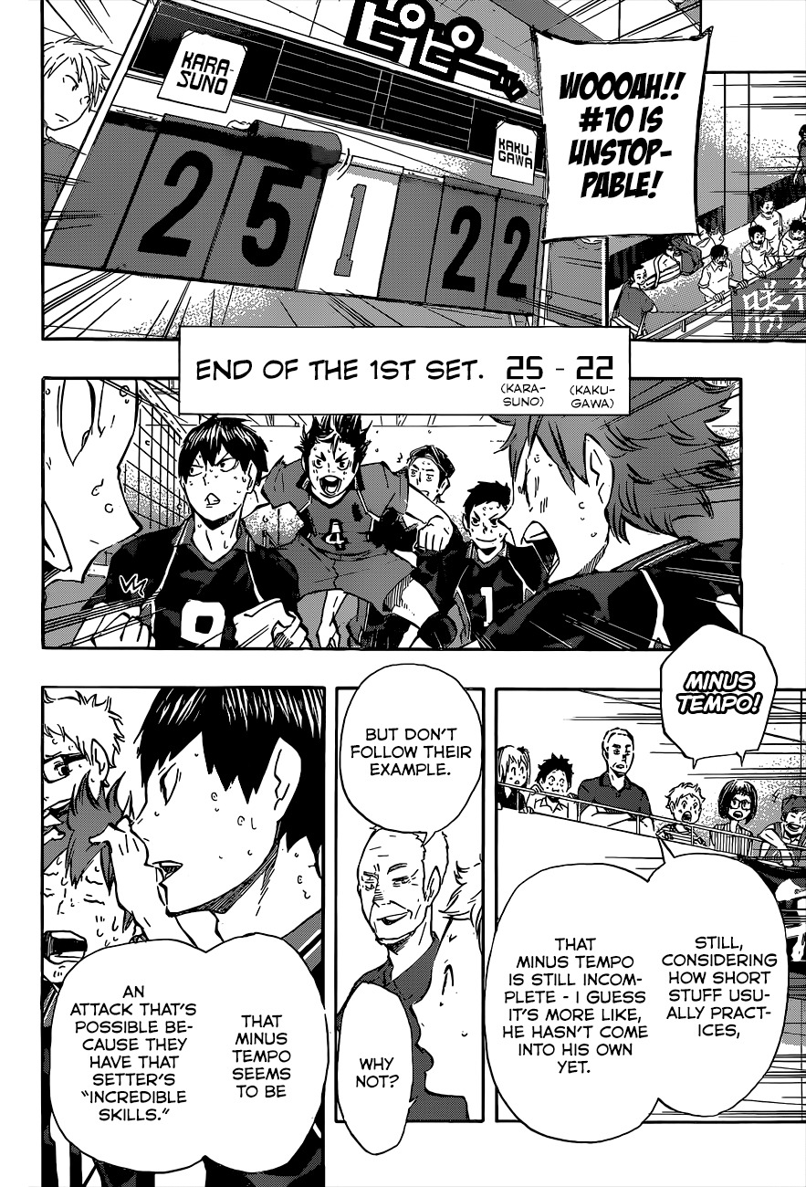 Haikyu!! Chapter 104 page 14 - Chapter 104: Baby Bird