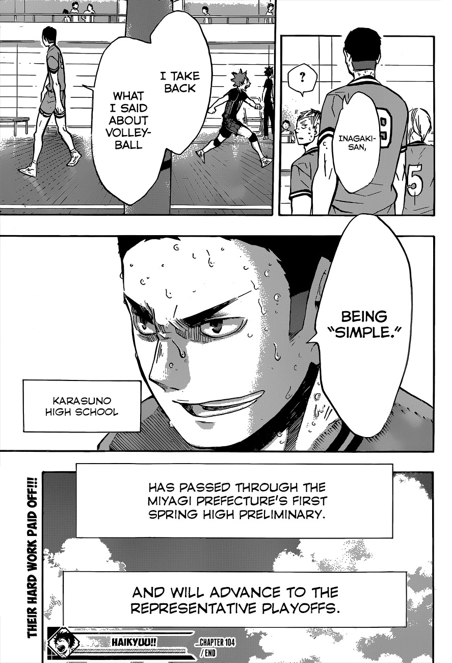 Haikyu!! Chapter 104 page 30 - Chapter 104: Baby Bird