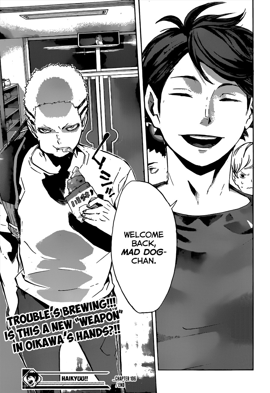 Haikyu!! Chapter 106 page 20 - Chapter 106: Their Respective Walls