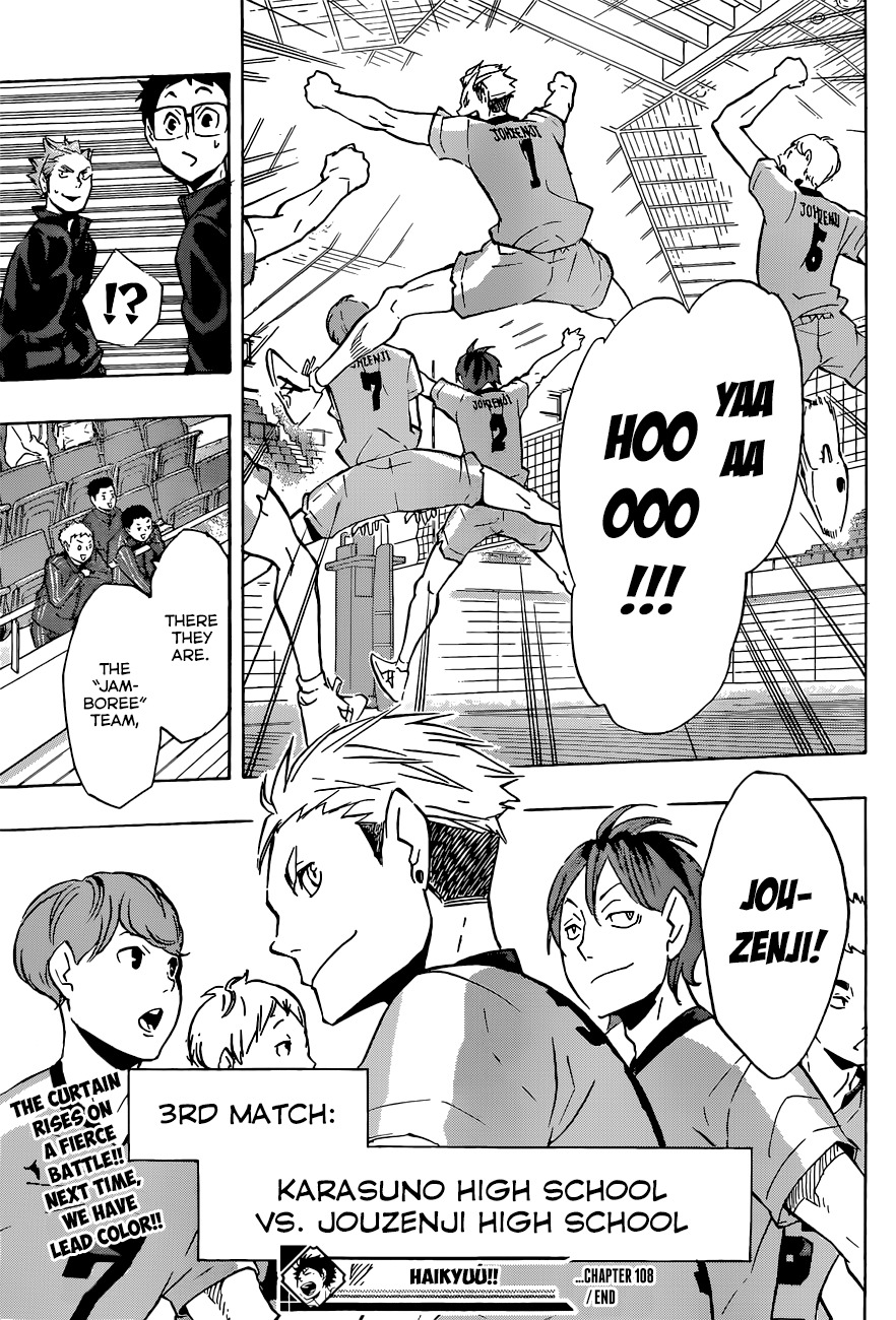Haikyu!! Chapter 108 page 18 - Chapter 108: Assembled