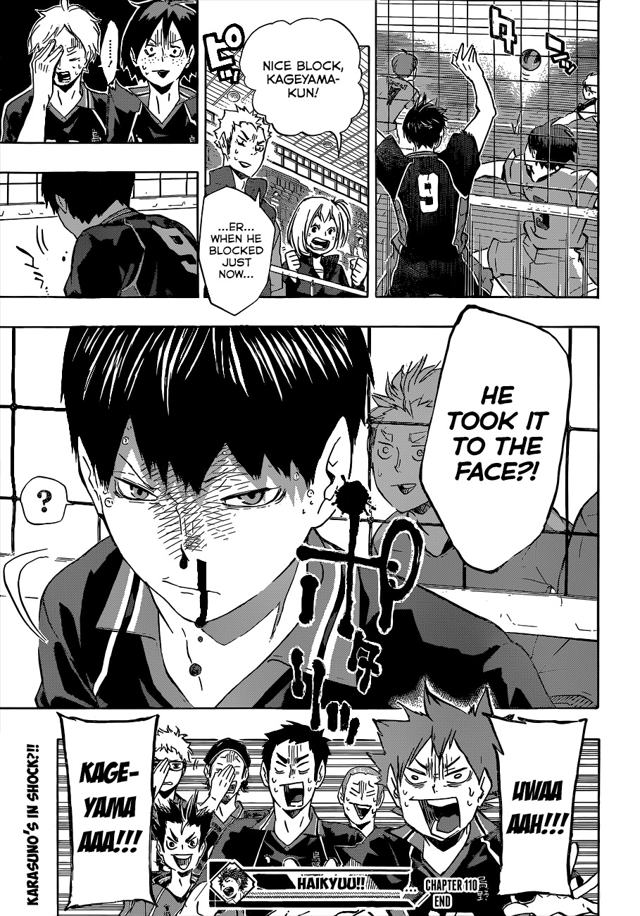 Haikyu!! Chapter 110 page 20 - Chapter 110: The Strength to Be Versatile