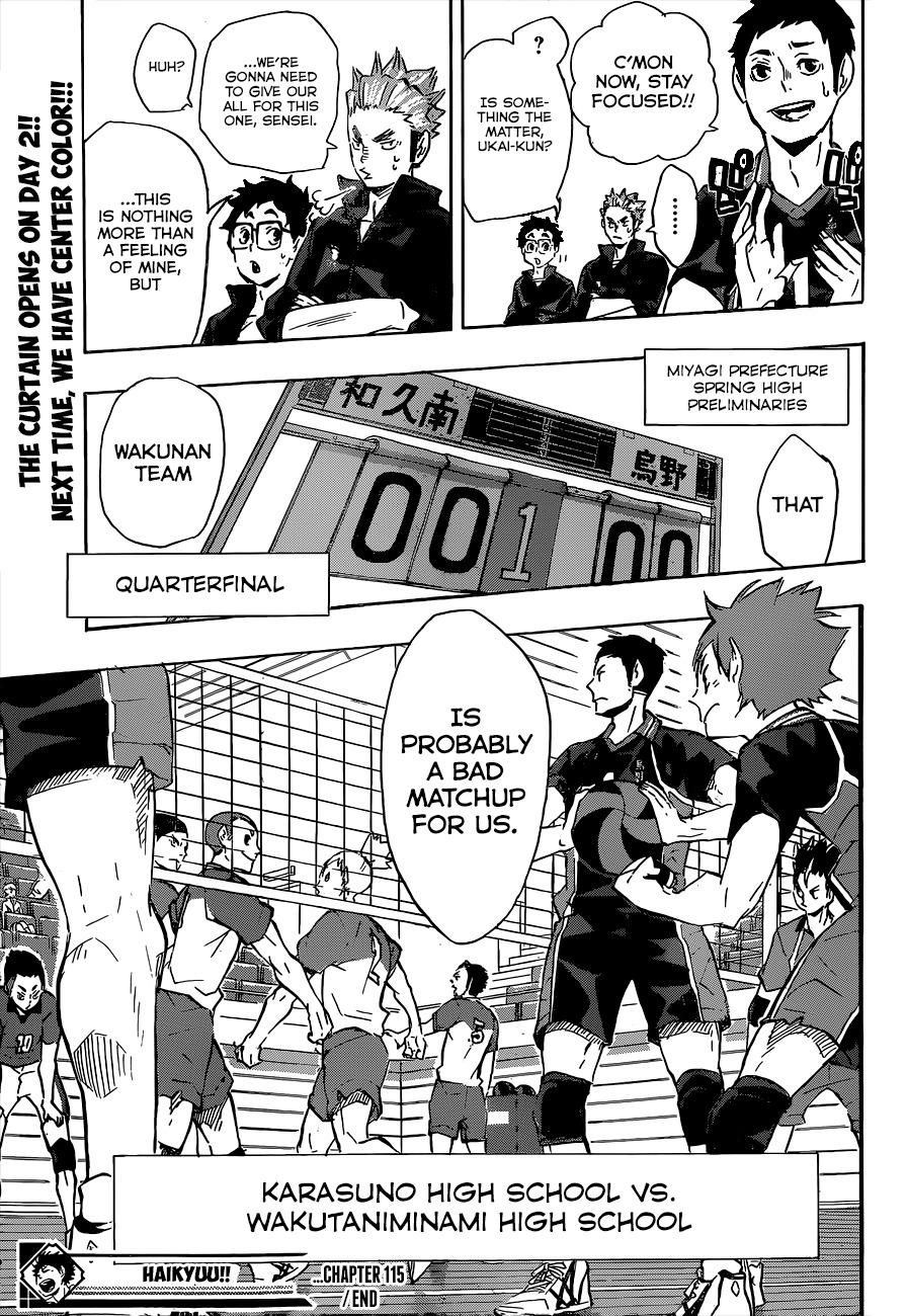 Haikyu!! Chapter 115 page 20 - Chapter 115: Next