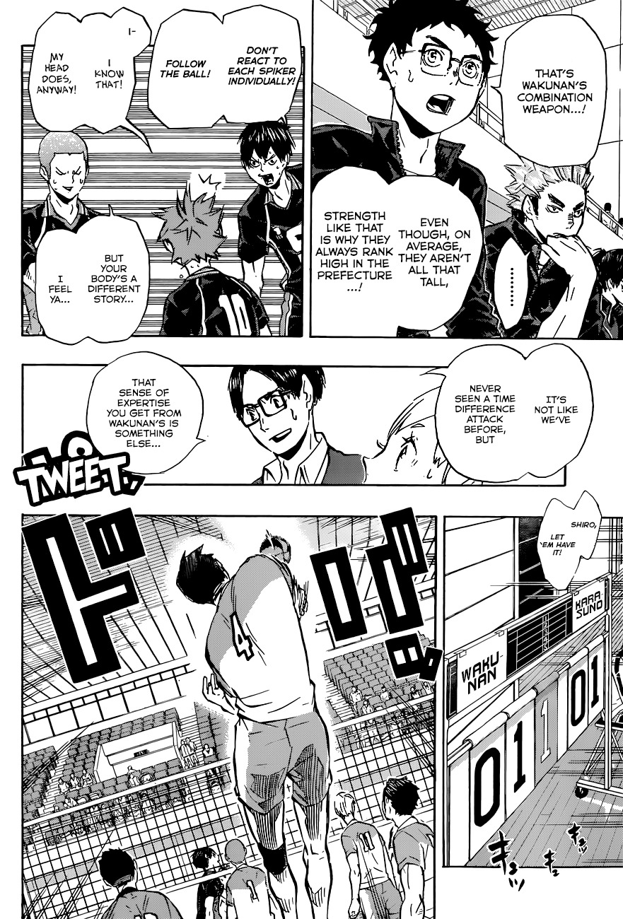 Haikyu!! Chapter 116 page 15 - Chapter 116: Vs. Wakutaniminami High School