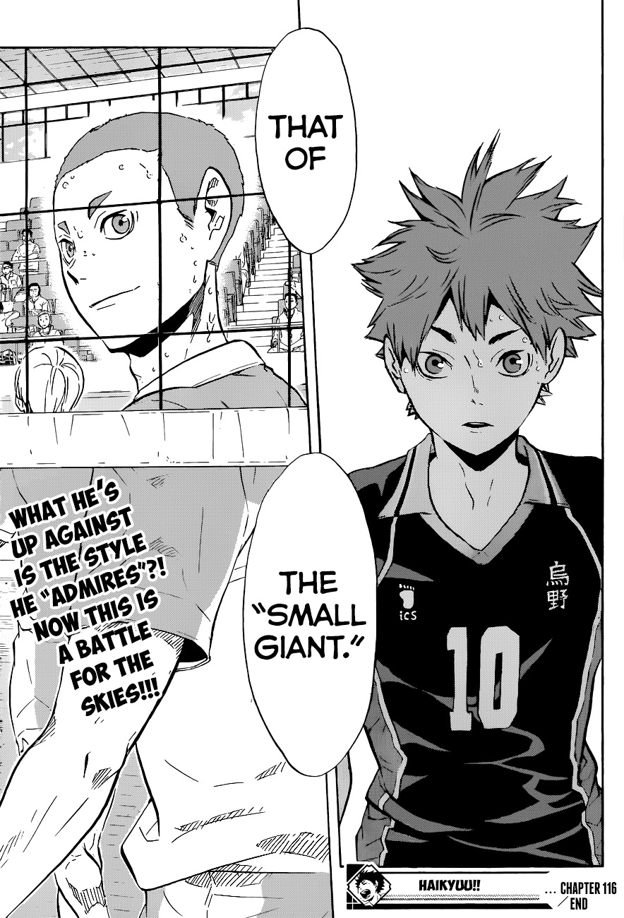 Haikyu!! Chapter 116 page 20 - Chapter 116: Vs. Wakutaniminami High School