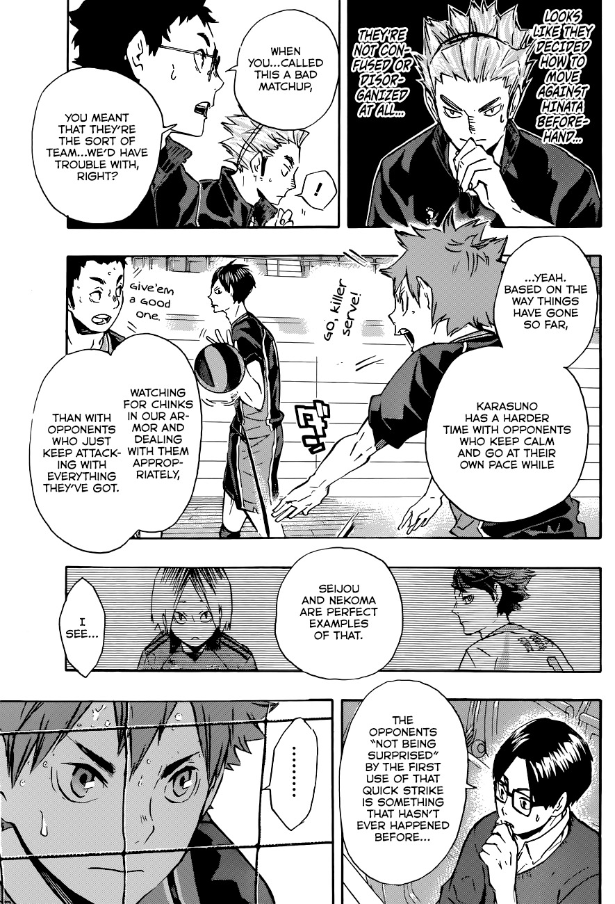 Haikyu!! Chapter 116 page 9 - Chapter 116: Vs. Wakutaniminami High School