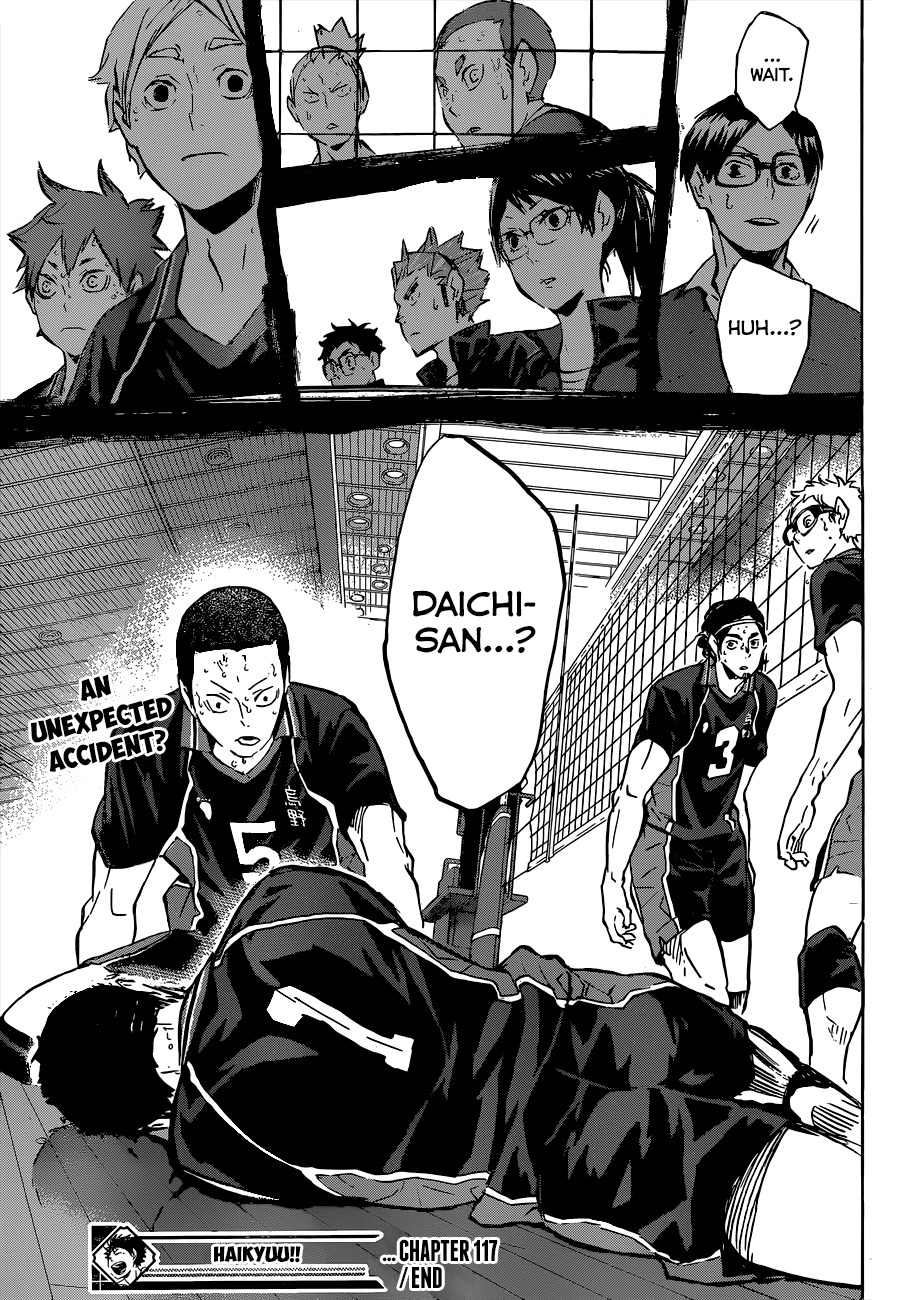 Haikyu!! Chapter 117 page 20 - Chapter 117: Midway Through the Battle of the Small Giants...