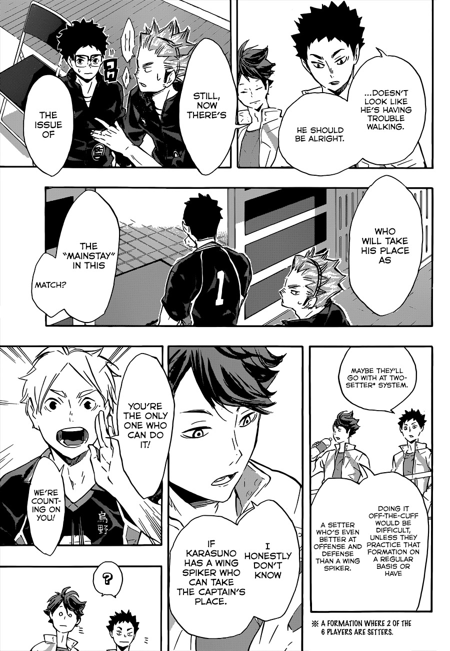 Haikyu!! Chapter 118 page 10 - Chapter 118: Substitute Support