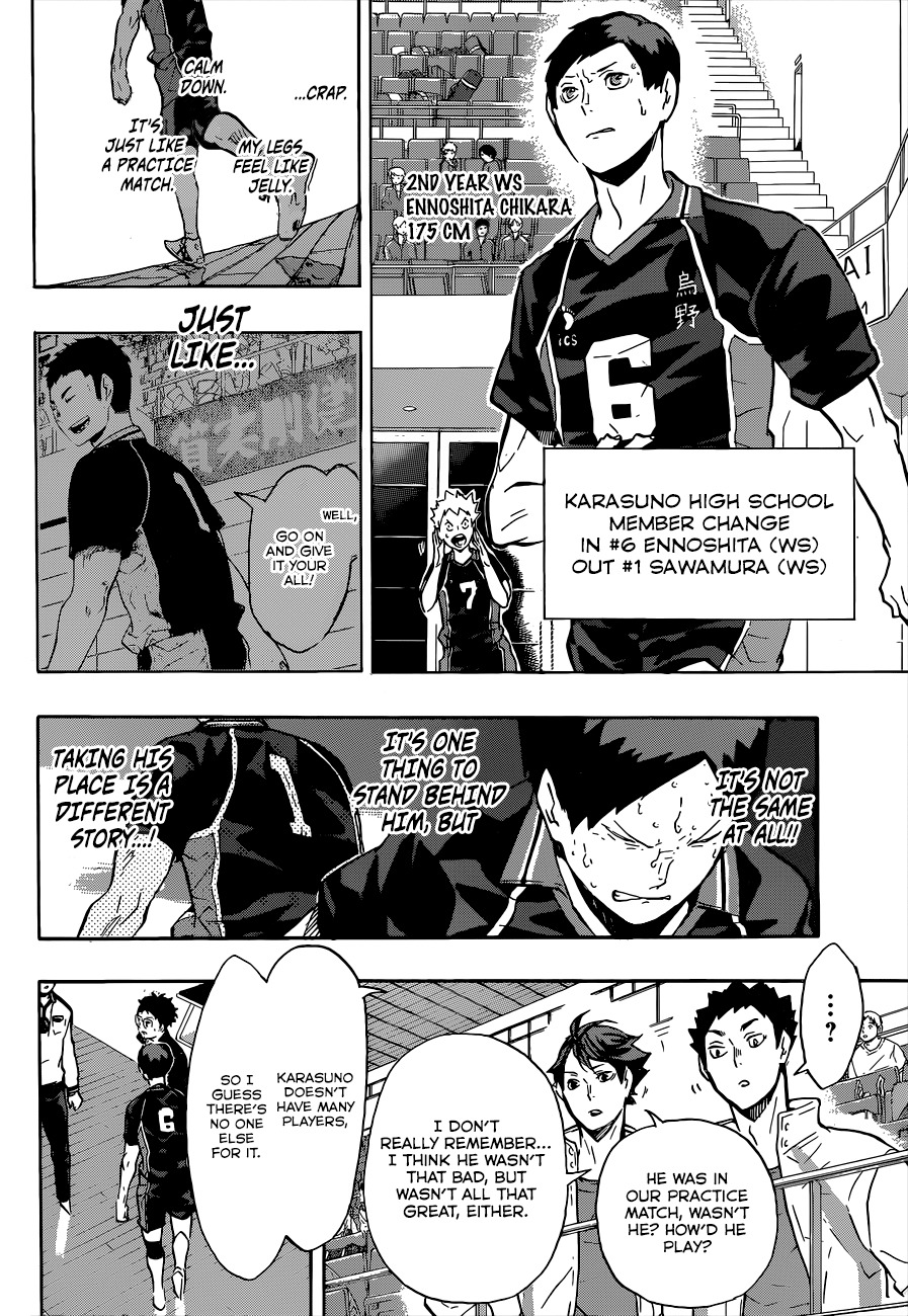 Haikyu!! Chapter 118 page 11 - Chapter 118: Substitute Support