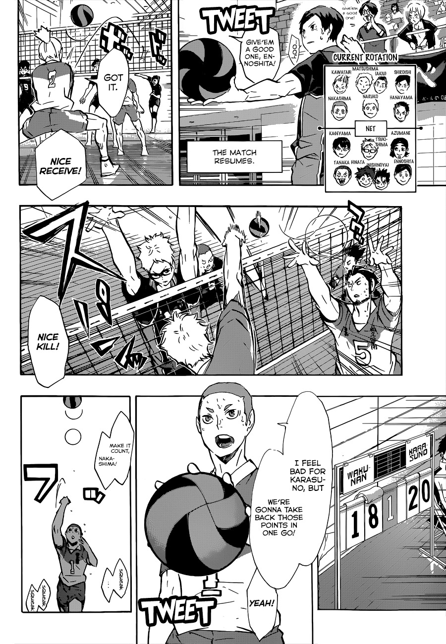 Haikyu!! Chapter 118 page 15 - Chapter 118: Substitute Support