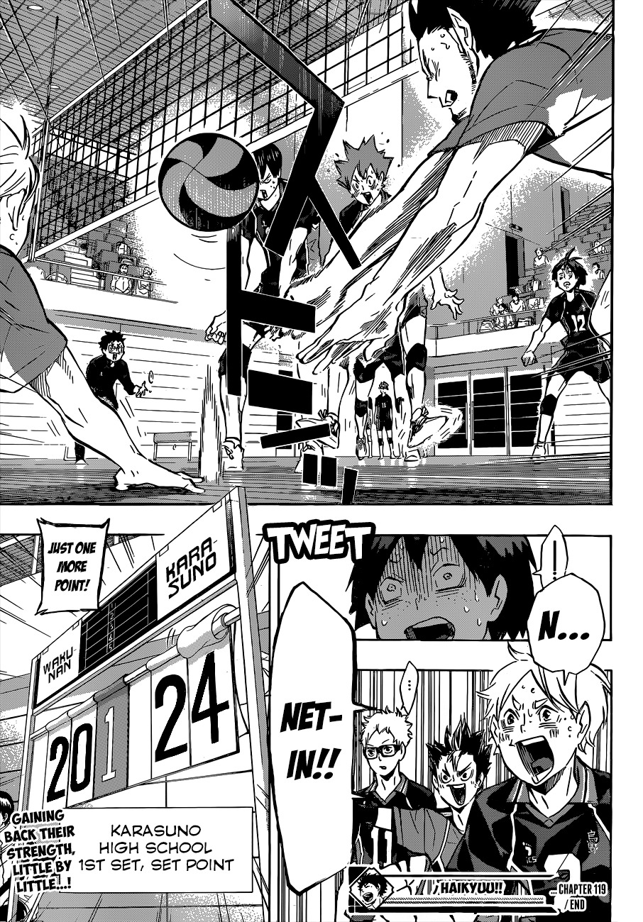Haikyu!! Chapter 119 page 20 - Chapter 119: The Struggles of the Weak-Willed