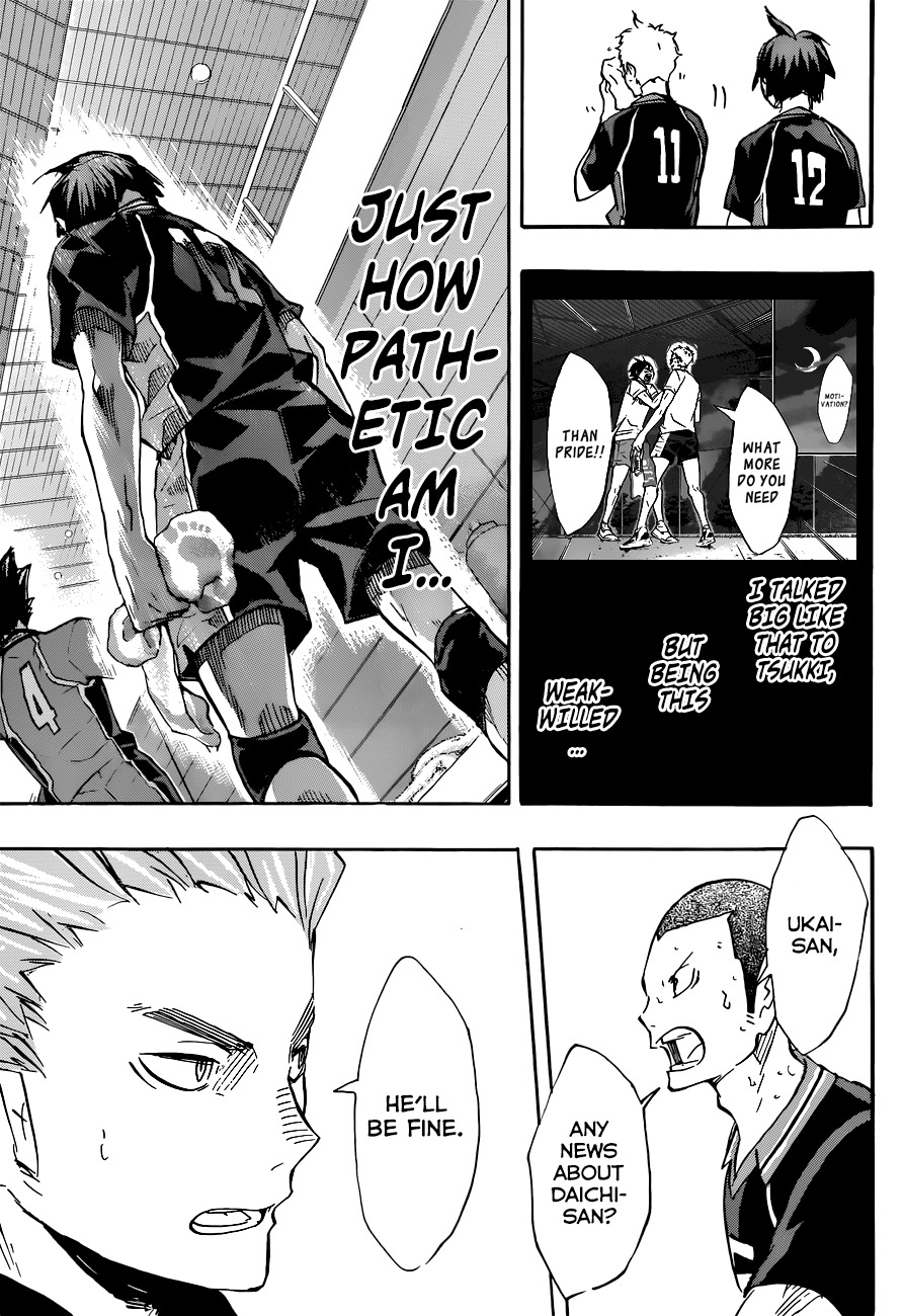 Haikyu!! Chapter 120 page 14 - Chapter 120: The Struggles of the Weak-Willed, Part 2