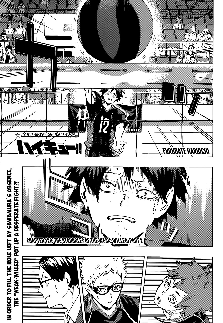 Haikyu!! Chapter 120 page 2 - Chapter 120: The Struggles of the Weak-Willed, Part 2