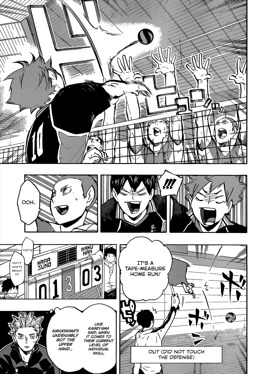 Haikyu!! Chapter 121 page 12 - Chapter 121: The Battle of the Small Giants Resumes