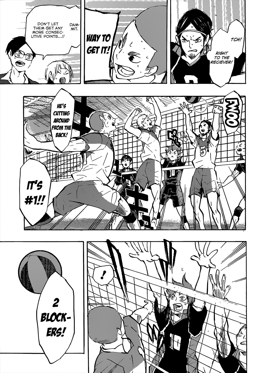 Haikyu!! Chapter 121 page 14 - Chapter 121: The Battle of the Small Giants Resumes