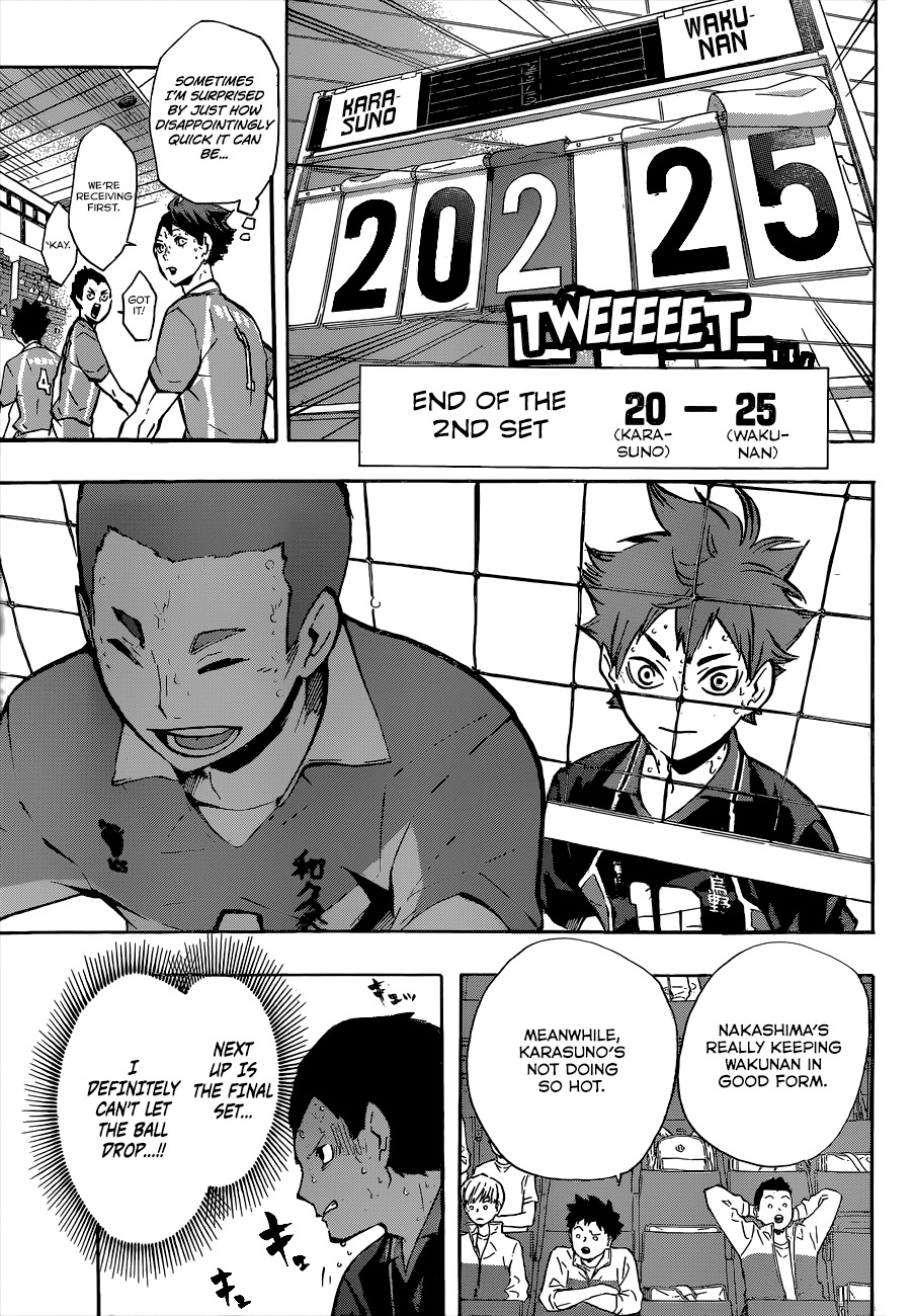 Haikyu!! Chapter 121 page 6 - Chapter 121: The Battle of the Small Giants Resumes