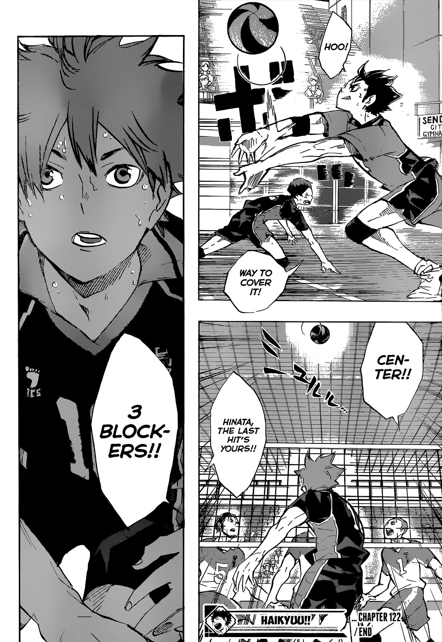 Haikyu!! Chapter 122 page 18 - Chapter 122: Challenge