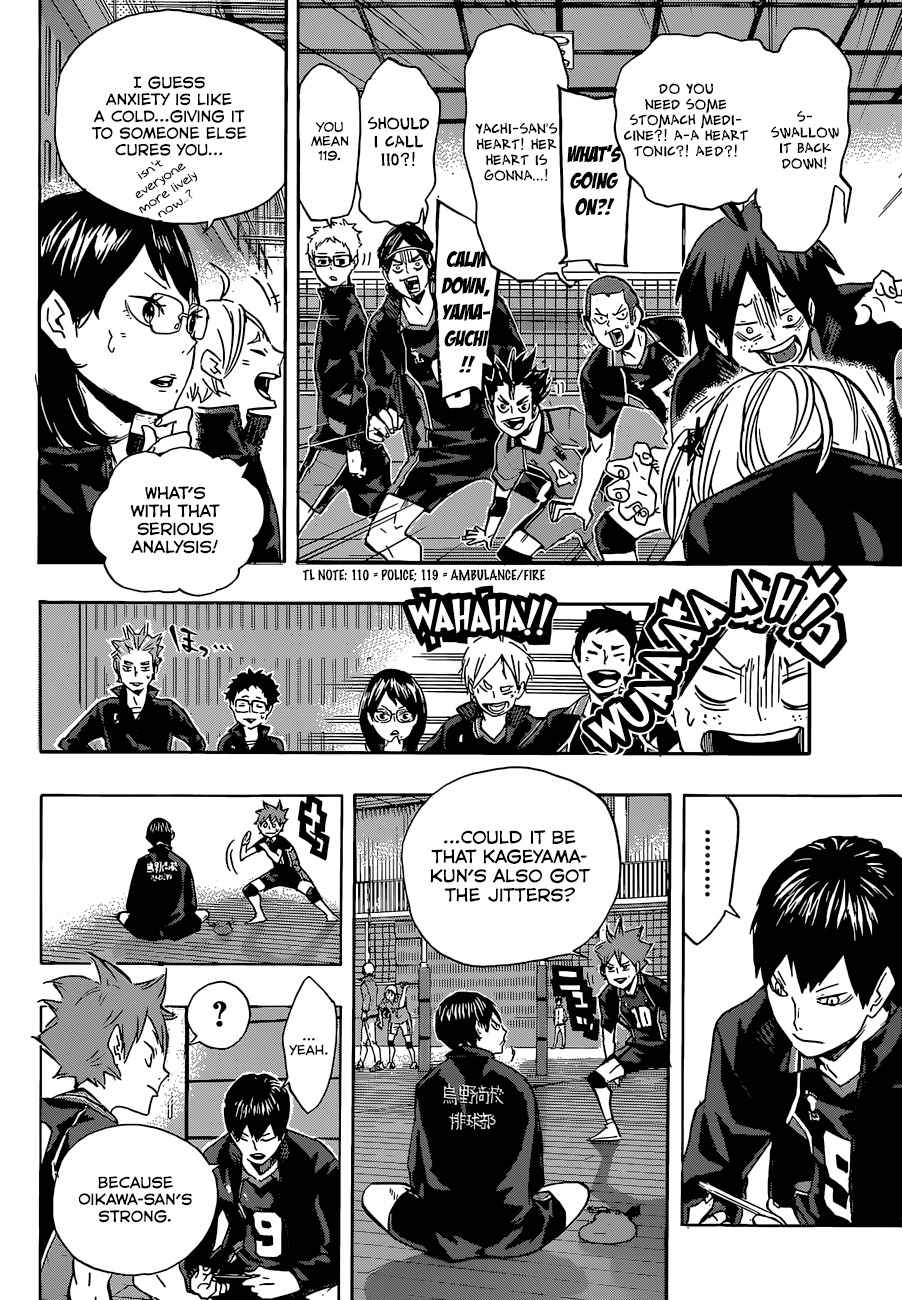 Haikyu!! Chapter 128 page 16 - Chapter 128: The Iron Wall Can Always Be Rebuilt