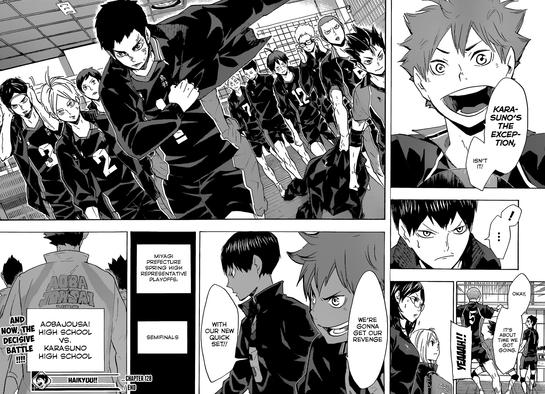 Haikyu!! Chapter 128 page 18 - Chapter 128: The Iron Wall Can Always Be Rebuilt