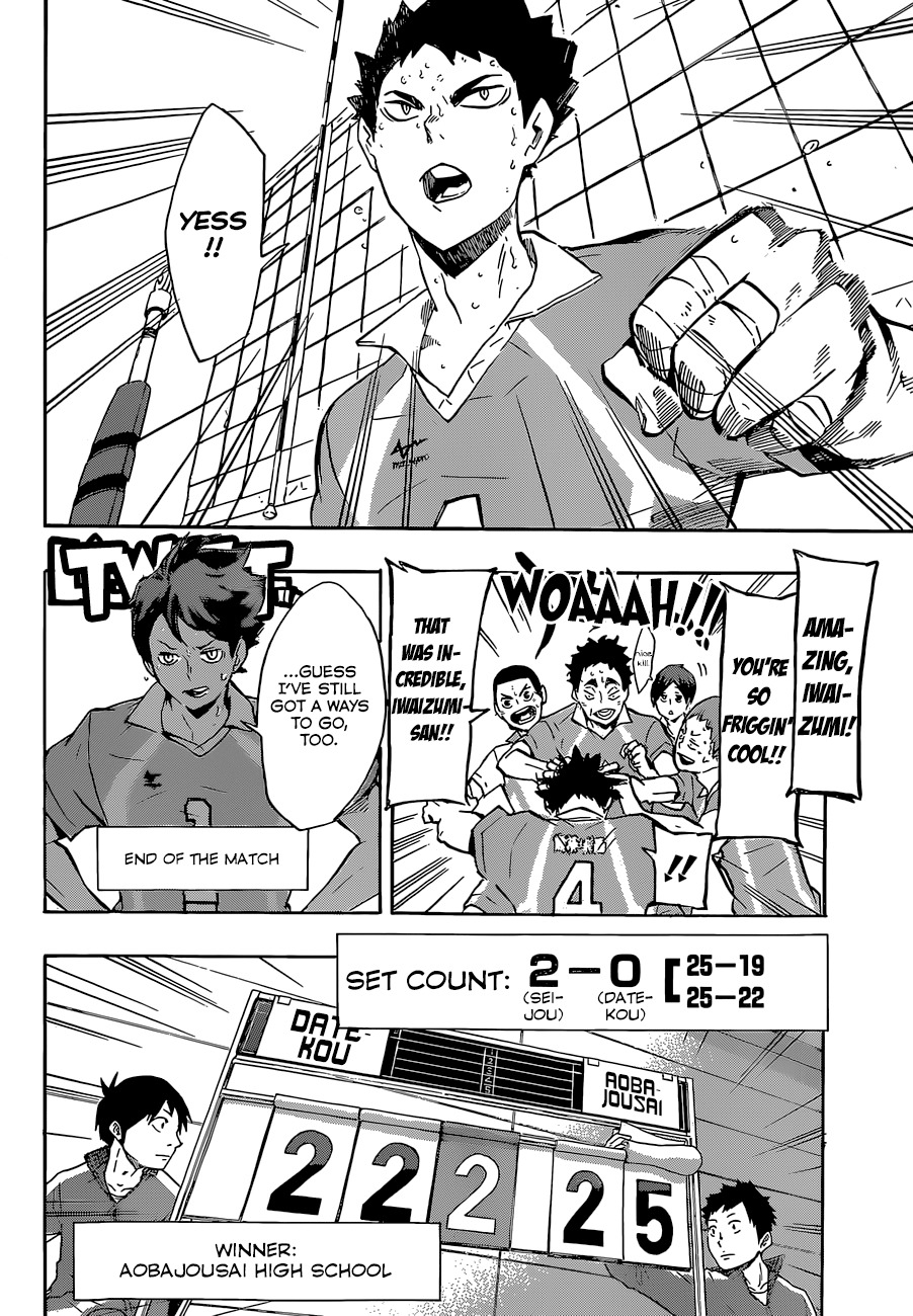 Haikyu!! Chapter 128 page 6 - Chapter 128: The Iron Wall Can Always Be Rebuilt