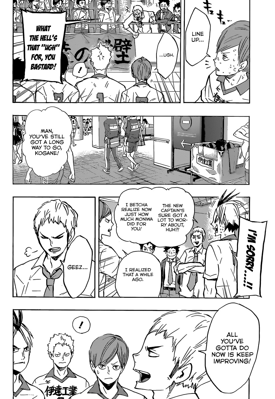 Haikyu!! Chapter 128 page 8 - Chapter 128: The Iron Wall Can Always Be Rebuilt