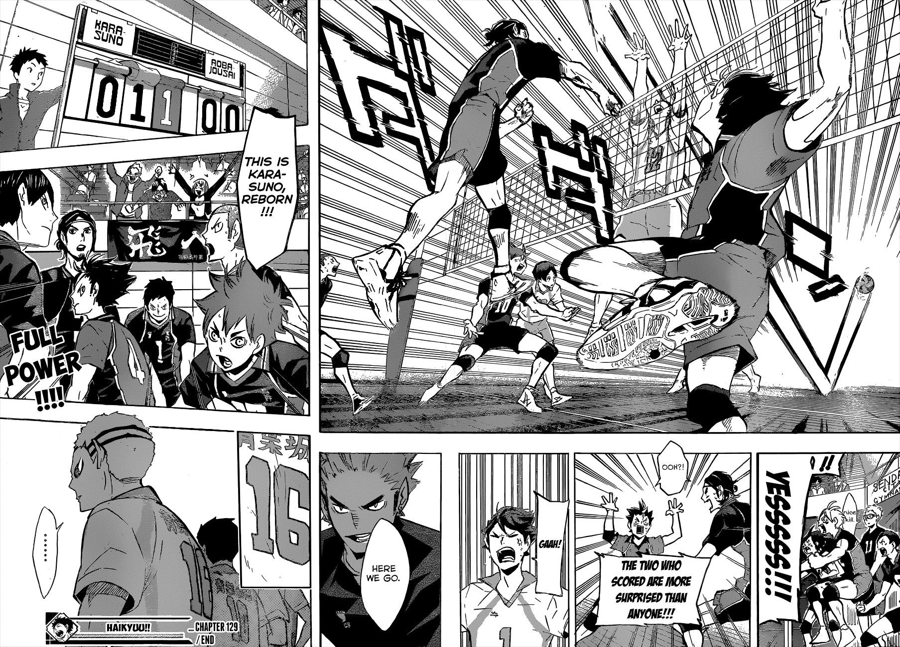 Haikyu!! Chapter 129 page 17 - Chapter 129: Karasuno, Reborn