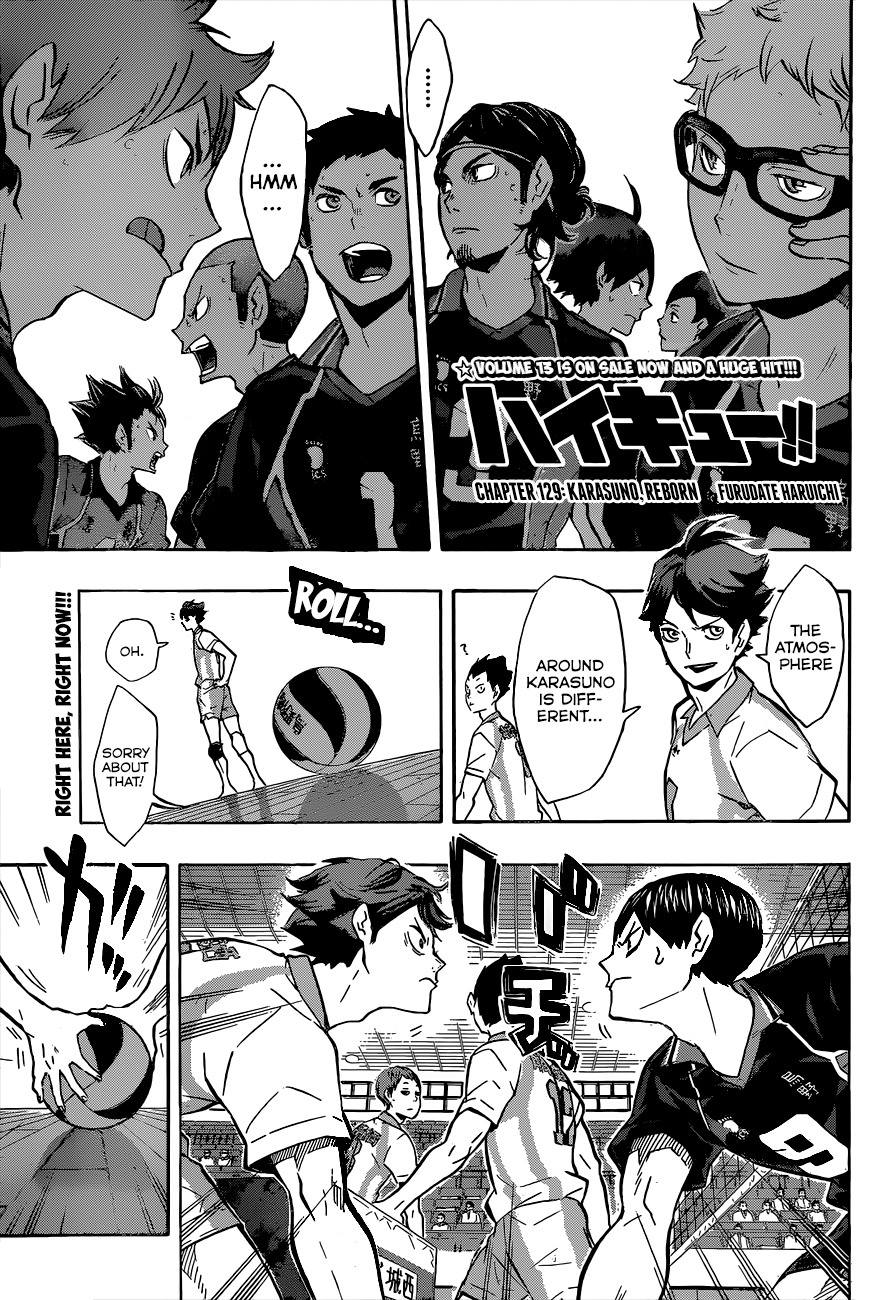 Haikyu!! Chapter 129 page 2 - Chapter 129: Karasuno, Reborn