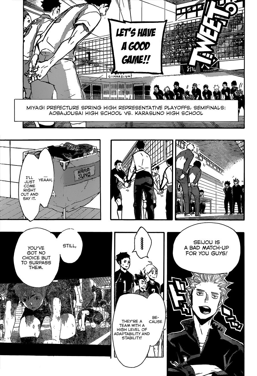 Haikyu!! Chapter 129 page 8 - Chapter 129: Karasuno, Reborn