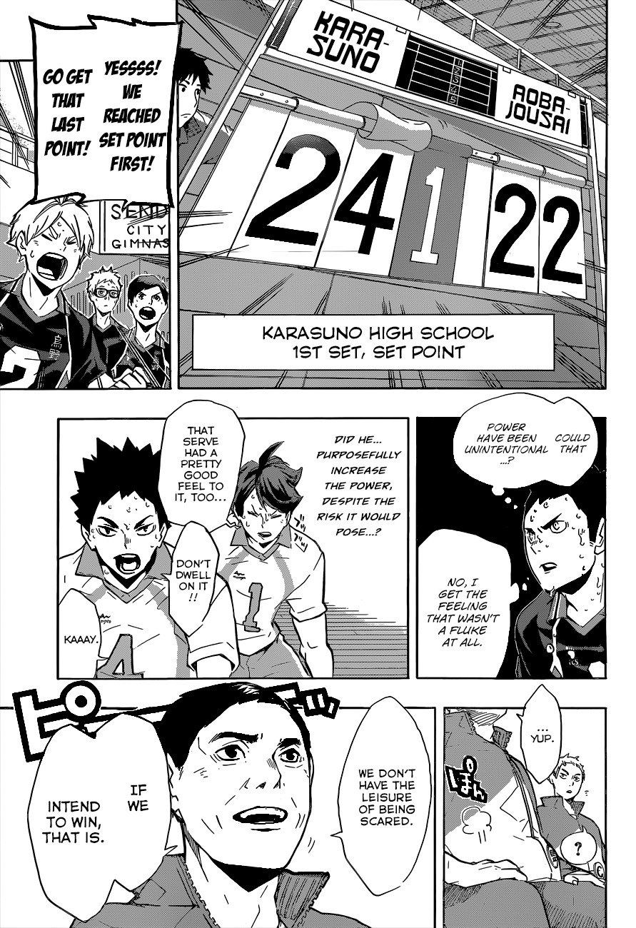 Haikyu!! Chapter 131 page 15 - Chapter 131: The Gears of Aobajosai