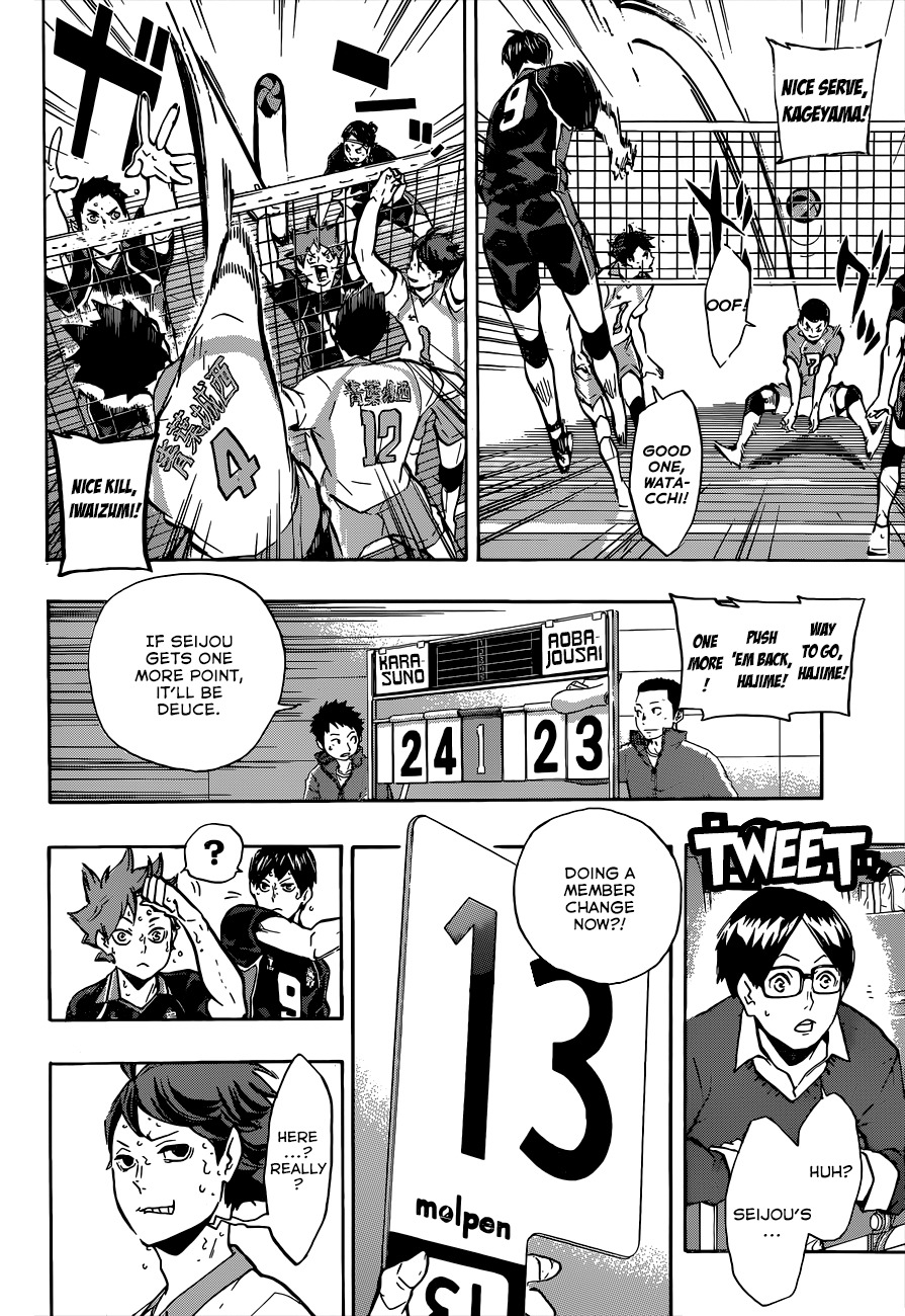 Haikyu!! Chapter 131 page 16 - Chapter 131: The Gears of Aobajosai
