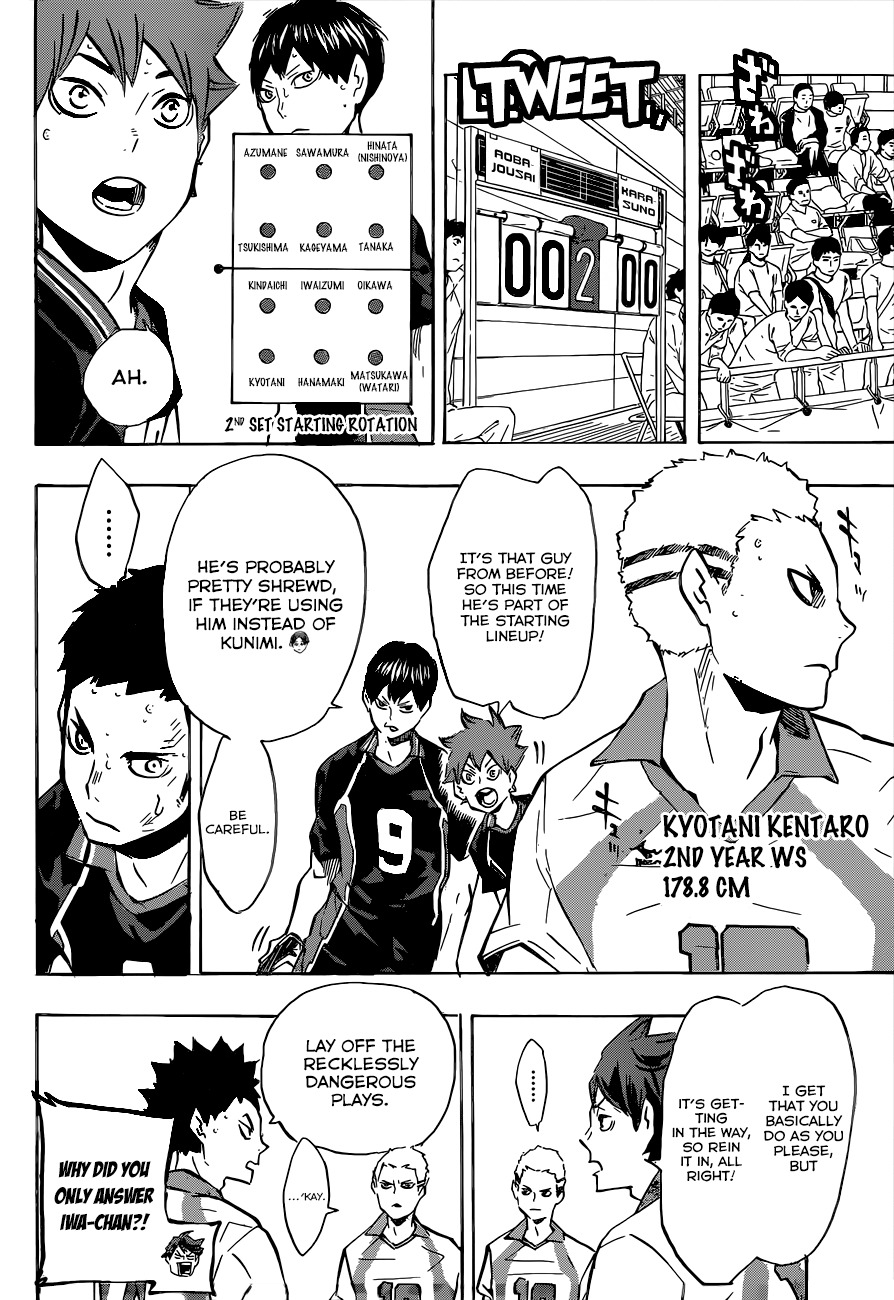 Haikyu!! Chapter 132 page 6 - Chapter 132: Marplot
