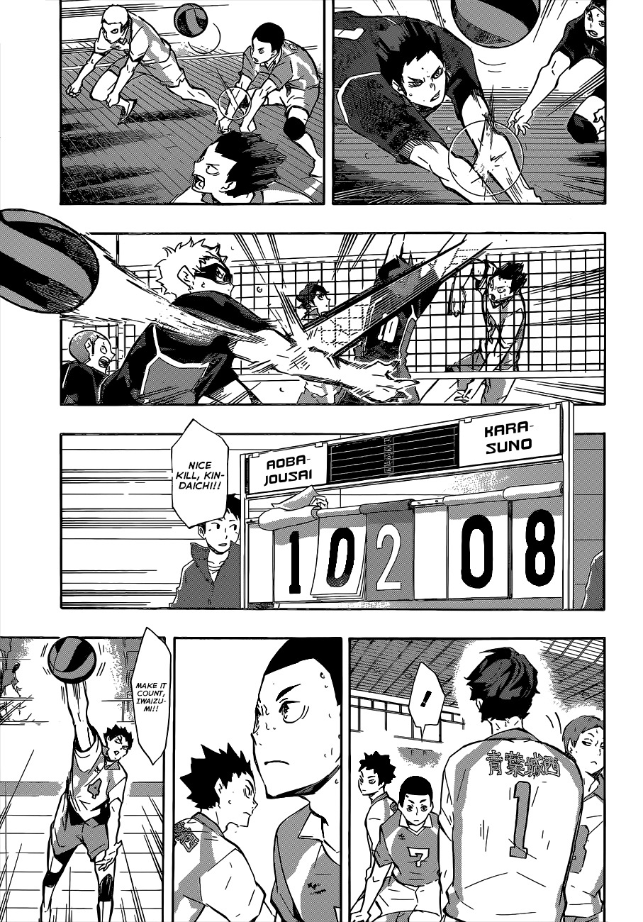 Haikyu!! Chapter 133 page 10 - Chapter 133: The Setter Showdown, Round 2